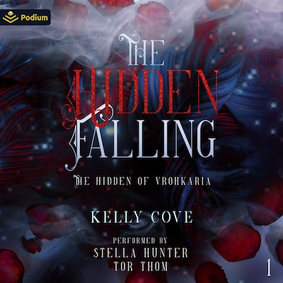 The Hidden Falling – omslag til lydbogen af Kelly Cove