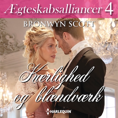 Kærlighed og blændværk – omslag til lydbogen af Bronwyn Scott