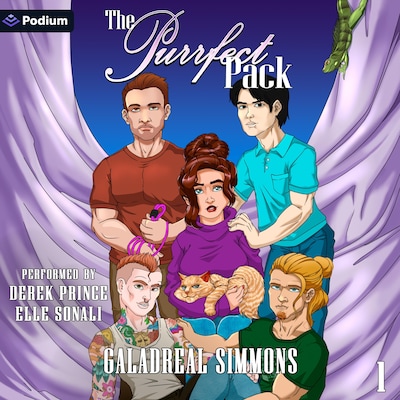 The Purrfect Pack – omslag til lydbogen af Galadreal Simmons