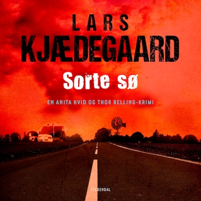 Sorte sø – omslag til lydbogen af Lars Kjædegaard