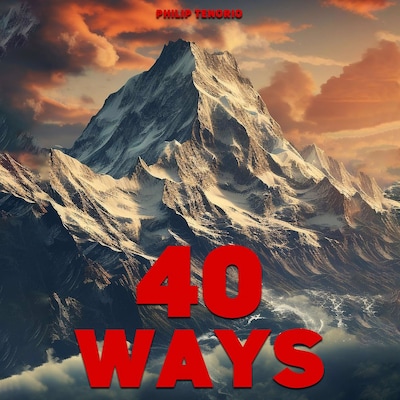 40 Ways – omslag til lydbogen af Philip Tenorio