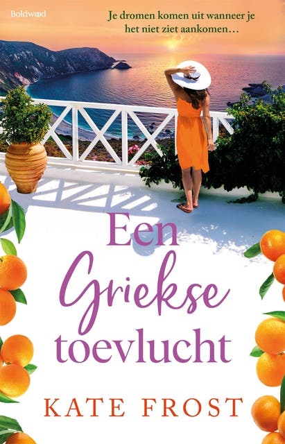 Een Griekse toevlucht – omslag van het luisterboek van Kate Frost