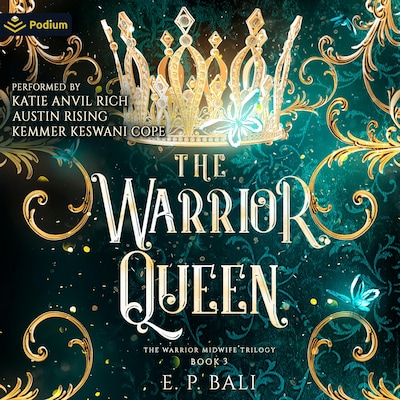 The Warrior Queen – omslag til lydbogen af E.P. Bali