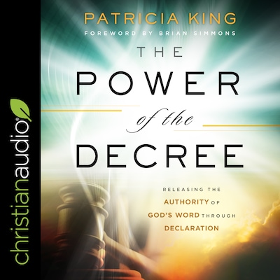 The Power of the Decree – omslag til lydbogen af Patricia King