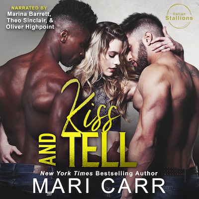 Kiss and Tell – omslag til lydbogen af Mari Carr