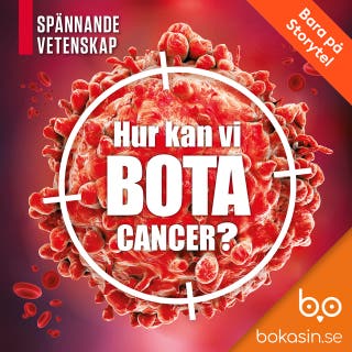 Hur kan vi bota cancer? – omslag till ljudboken av Bokasin
