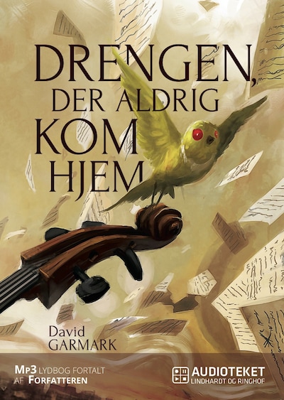 Drengen, der aldrig kom hjem – omslag til lydbogen af David Garmark