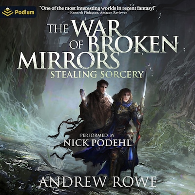 Stealing Sorcery – omslag til lydbogen af Andrew Rowe