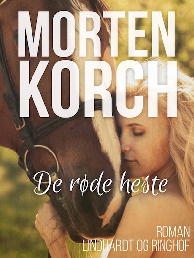De røde heste – omslag til lydbogen af Morten Korch