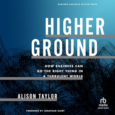 Higher Ground – omslag til lydbogen af Alison Taylor