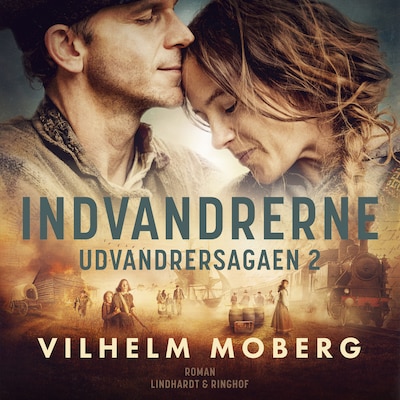 Indvandrerne – omslag til lydbogen af Vilhelm Moberg