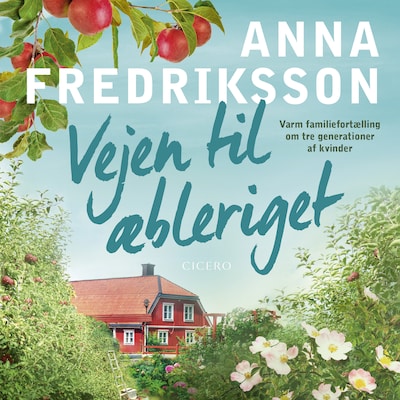 Vejen til æbleriget – omslag til lydbogen af Anna Fredriksson