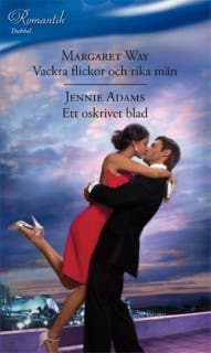 Vackra flickor och rika män / Ett oskrivet blad – omslag till ljudboken av Jennie Adams,Margaret Way