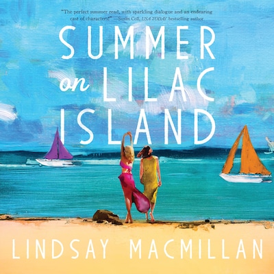 Summer on Lilac Island – omslag til lydbogen af Lindsay MacMillan