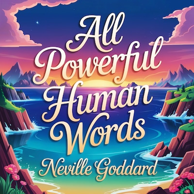 All Powerful Human Words – omslag til lydbogen af Neville Goddard