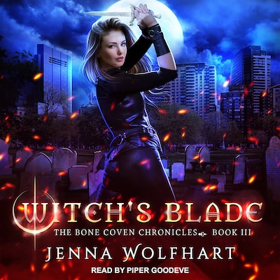 Witch's Blade – omslag til lydbogen af Jenna Wolfhart