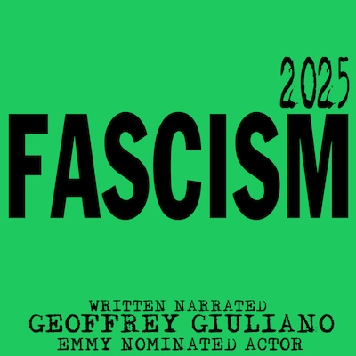 Fascism 2025 – omslag til lydbogen af Geoffrey Giuliano