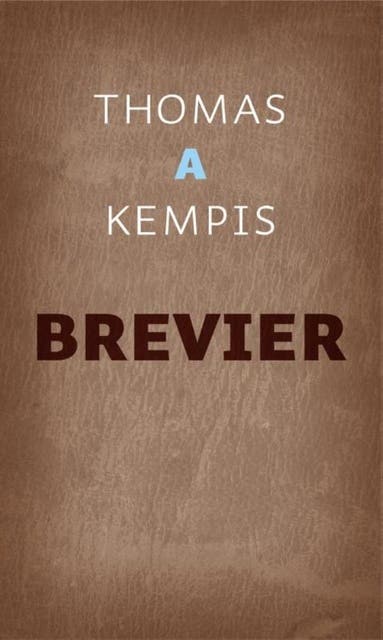 Brevier – omslag van het luisterboek van Thomas à Kempis