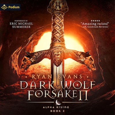 Dark Wolf Forsaken – omslag til lydbogen af Ryan Evans