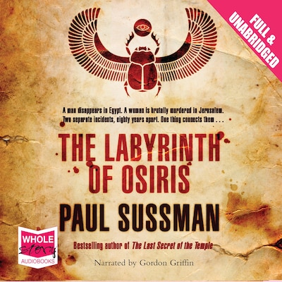 The Labyrinth of Osiris – omslag til lydbogen af Paul Sussman