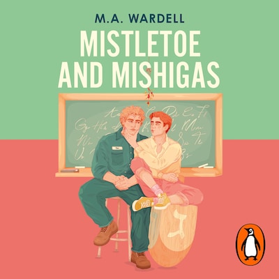 Mistletoe and Mishigas – omslag til lydbogen af M.A. Wardell