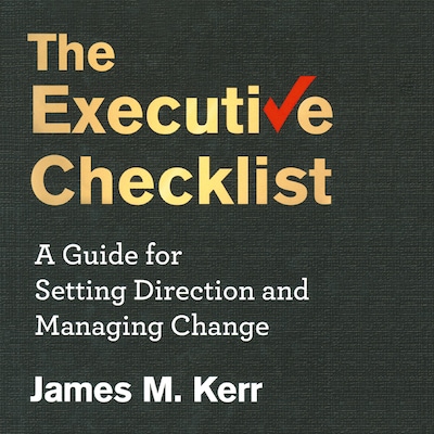 The Executive Checklist – omslag til lydbogen af James M. Kerr
