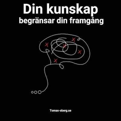 Din kunskap begränsar din framgång