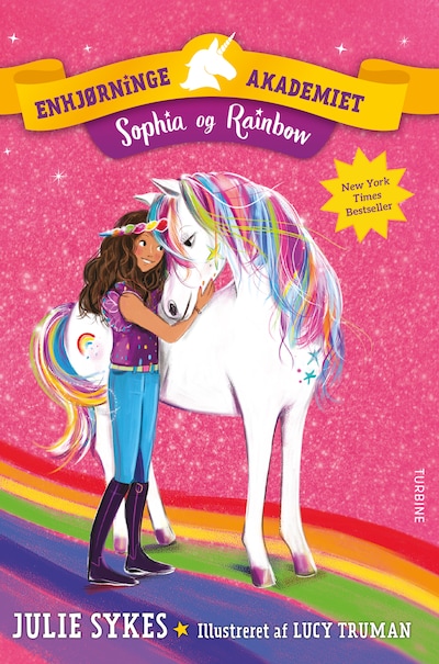 Enhjørningeakademiet – Sophia og Rainbow – omslag til lydbogen af Julie Sykes