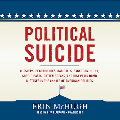Political Suicide – omslag til lydbogen af Erin McHugh