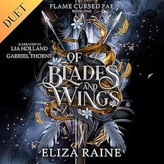 Of Blades and Wings: A Brides of Mist and Fae Novel – omslag till ljudboken av Eliza Raine
