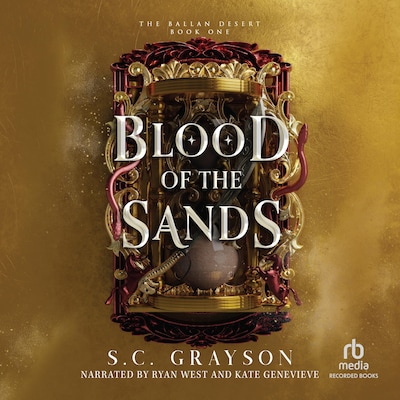 Blood of the Sands – omslag til lydbogen af S.C. Grayson