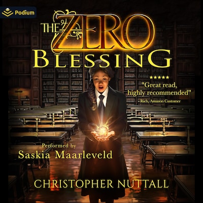 The Zero Blessing – omslag til lydbogen af Christopher G. Nuttall