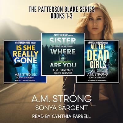 Patterson Blake Box Set Books 1-3 – omslag til lydbogen af A.M. Strong, Sonya Sargent