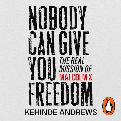 Nobody Can Give You Freedom – omslag til lydbogen af Kehinde Andrews
