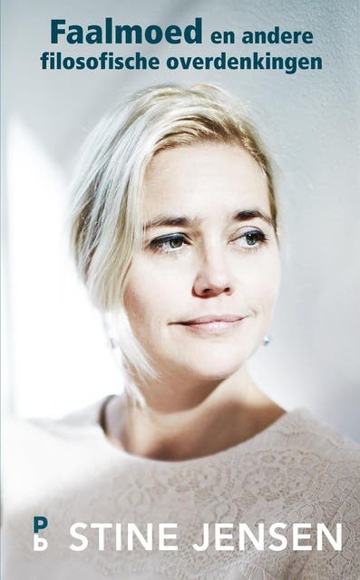 Faalmoed en andere filosofische overdenkingen – omslag van het luisterboek van Stine Jensen