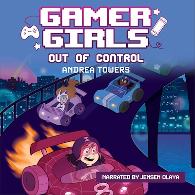 Gamer Girls: Out of Control – omslag til lydbogen af Andrea Towers
