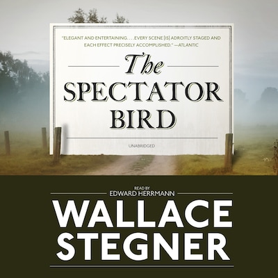 The Spectator Bird – omslag til lydbogen af Wallace Stegner