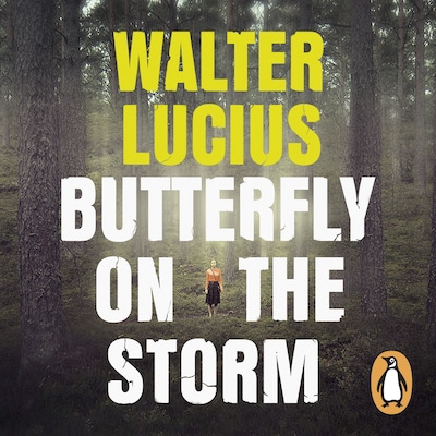 Butterfly on the Storm – omslag til lydbogen af Walter Lucius