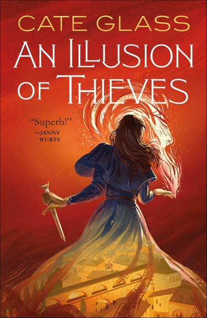An Illusion of Thieves – omslag til lydbogen af Cate Glass