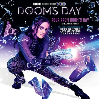 Doctor Who: Four from Doom's Day – omslag til lydbogen af Darren Jones