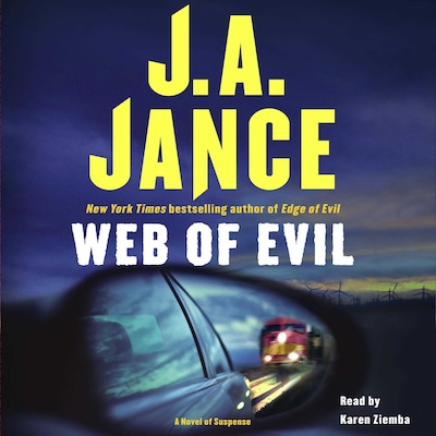 Web of Evil – omslag til lydbogen af J.A. Jance