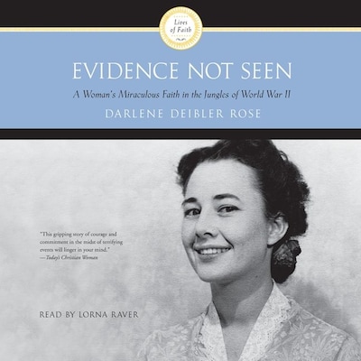 Evidence Not Seen – omslag til lydbogen af Darlene Deibler Rose