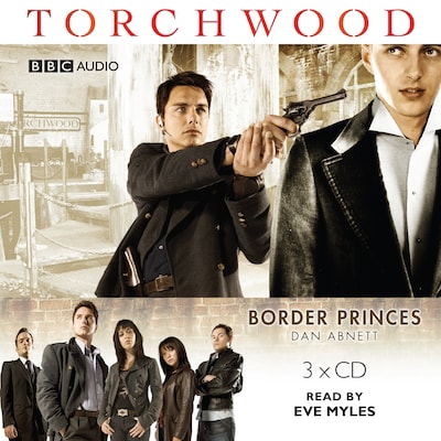 Torchwood: Border Princes – omslag til lydbogen af Dan Abnett