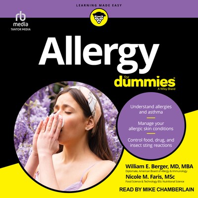 Allergy For Dummies – omslag til lydbogen af William E. Berger, MD, MBA, Nicole M. Faris, MSc