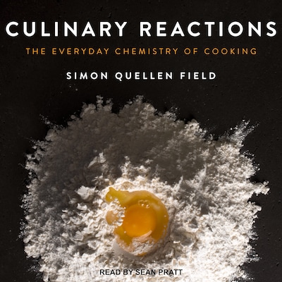 Culinary Reactions – omslag til lydbogen af Simon Quellen Field