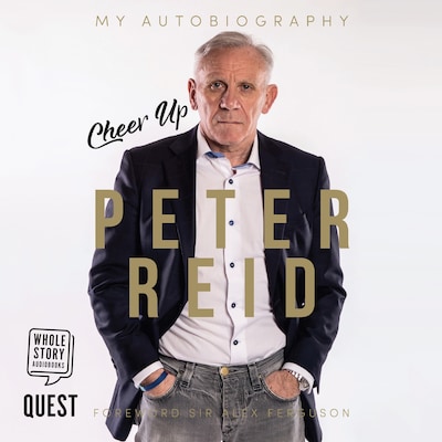 Cheer Up Peter Reid – omslag til lydbogen af Peter Reid