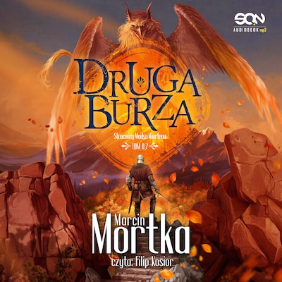 Druga burza – okładka audiobooka, autor Marcin Mortka