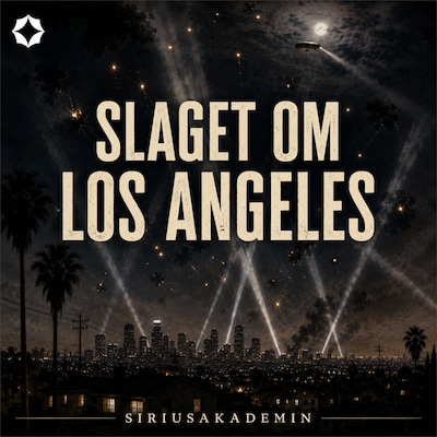 Slaget om Los Angeles – omslag till ljudboken av Siriusakademin