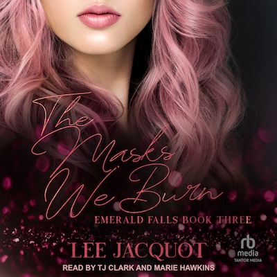 The Masks We Burn – omslag til lydbogen af Lee Jacquot