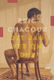 Det jag vet om dig – omslag till ljudboken av Eric Chacour